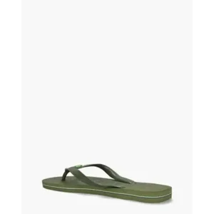 Havaianas Brasil Logo Groen Herenslippers