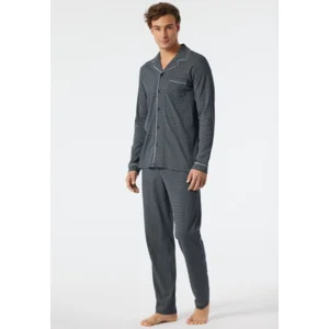 Schiesser – Fine Interlock - Pyjama – 178112 – Dark Blue