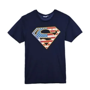 superman blauw t-shirt voor mannen