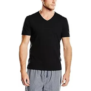 Sloggi Men EverNew Shirt 03 V-Neck - 10154629 - Black