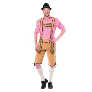 Oktoberfest - Lederhose - Johann - Lichtbruin - Lang - S