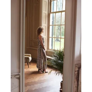 Summum Woman: Lang jurk met paisley print ( SUM.12 )