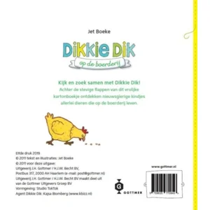 Boek - Flapjesboek - Dikkie Dik op de boerderij