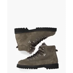 Nubikk Logan Chad Fur Grijs Heren Veterboots