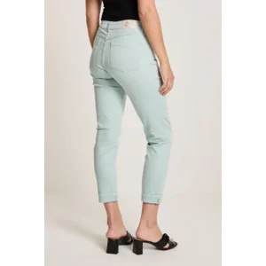 Para Mi dames broek: Bowie, Color Denim, Dusty Blue ( PARA.351 )