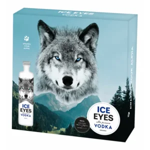 Ice Eyes Vodka Giftbox (2x glass, 1x ice eyes 70cl vodka)