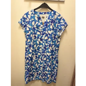 Mivida kleed: Korte mouw, Blauw ( MIV.1 )