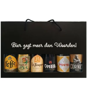 Bierpakket Blond Bier (6 flesjes) - Geschenkdoos : Bier zegt meer dan woorden