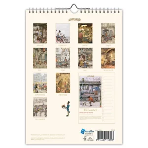 Verjaardagskalender - Anton Pieck - Oude ambachten - 18x25cm