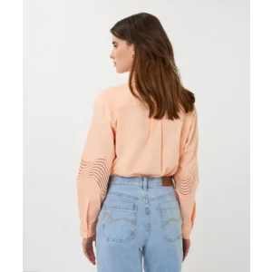 Esqualo Dames hemdsbloes: Belini kleur, met fantasie ( ESQ.333 )