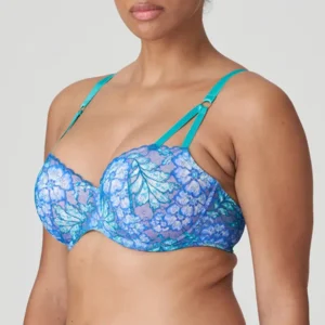 Prima Donna Twist Morro Bay voorgevormde balconnet bh in aqua blauw