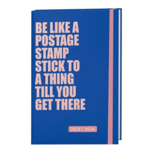 Agenda - Weekplanner - 2024 - 17 maanden - A5 - Blauw