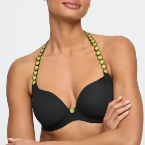 Marie Jo Tom voorgevormde bh in zwart en smiley's