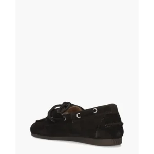 Posa Boat Loafer Donkerbruin Dames Veterschoenen