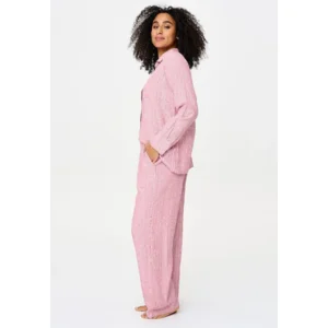 Lingadore Stripes pyjama in vieux roze