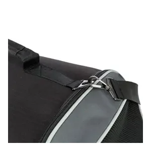 Trixie Hondentas Vliegtuigtas Boarding Zwart/Grijs 55X23X40 cm