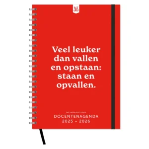 Agenda - 2026 - Docentenagenda - 365 dagen - A4 - 21x29,7cm