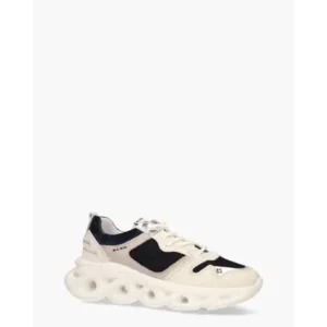 Blah Cassandra Off-White/Blauw Damessneakers