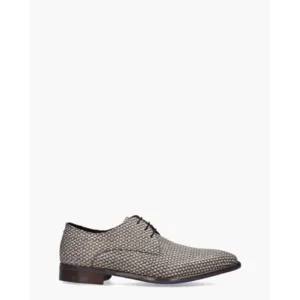 Floris Van Bommel De Netter 17.03 Grijs/Multi Heren Veterschoenen