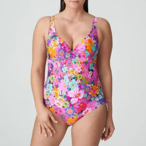 Prima Donna Swim Najac voorgevormd badpak in roze met bloemenprint