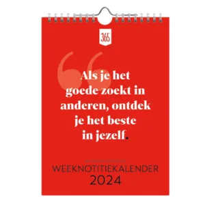 Week notitiekalender - 2024 - 365 Dagen Succesvol - 16,5x23cm