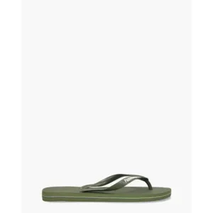 Havaianas Brasil Logo Groen Herenslippers