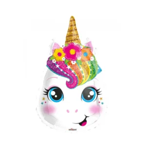 Folieballon - Unicorn - Eenhoorn - 45cm - Zonder vulling