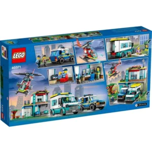 LEGO City - Hoofdkwartier van hulpdienstvoertuigen - 60371