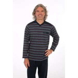 Perlina Heren pyjama: James, Blauw ( LINA.112 )