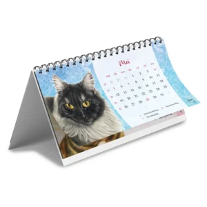 Bureau kalender - 2025 - Franciens katten - 21x14cm