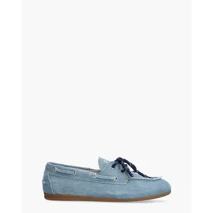 Posa Boat Loafer Denim Dames Veterschoenen