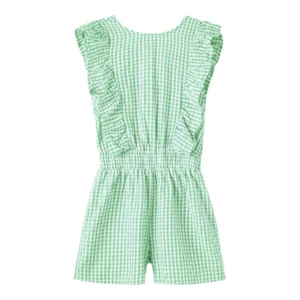 Name it Meisjes Kinderkleding Korte Jumpsuite Fetrine Green Ash