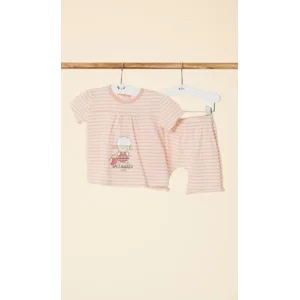 Happy People Baby Pyjama: meisjes ( korte mouw ) ( HAP.21 )