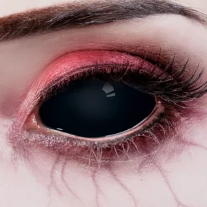 Black Sclera lenzen 22 mm zonder correctie - Zachte jaarlenzen