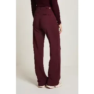 Para Mi Broek: Mira Elastic, Twill Jersey, Burgundy Red L32 ( PARA.368 )