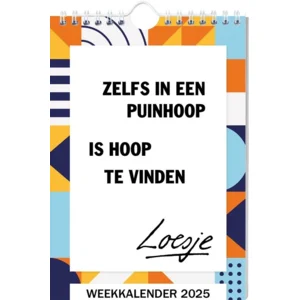 Week kalender - 2025 - Loesje