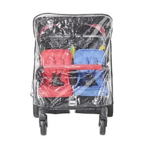 Familidoo Vierlingwagen Lidoo Star BB + (nieuwste versie 2020) - Buggy voor 4 kinderen met ligstand