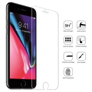 2x Pack Glas Screen Protector iPhone SE