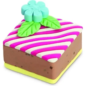 Klei - Speeldeeg - 4x85gr. - Geel, paars, groen, roze