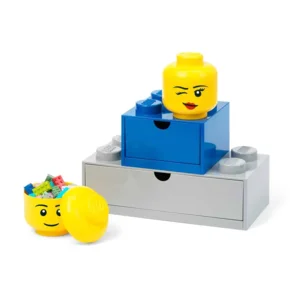 LEGO® opberghoofd - klein (knipogend meisje)