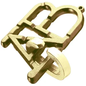 IQ-puzzel - ABC - Mini - Metaal - Niveau 1