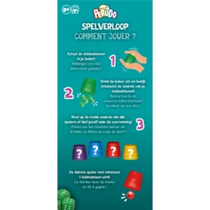 Spel - Perudo - NL/FR - 2 tot 6 spelers - 8+