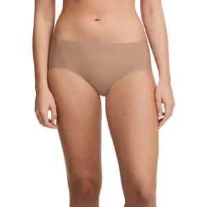 Chantelle softstretch Hipster: Coffee Latte, Shorty model, naadloos ( TU: XS/XL ) ( CHAN.20 )