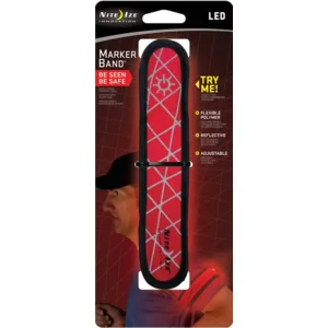 Nite Ize Arm Led Marker Band Armband met Rood Led Licht NABW-03