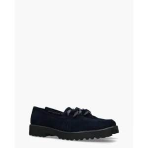 Di Lauro Celestina Donkerblauwe Damesloafers