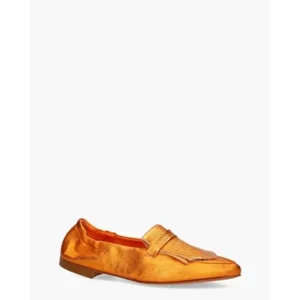 Kroll Wedge 1G Metallic Oranje Damesloafers
