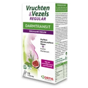 Ortis vruchten & vezels - milde werking 12x10g