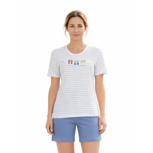 Ringella – Fit Flops – Pyjama – 6211344 – Silver Stripe