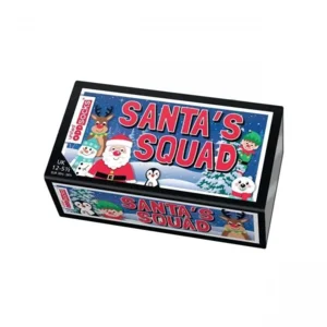 Santa's Squad Kerstsokken Mismatched in een Cadeaudoos Maat 27-30