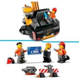 LEGO City - Gele graafmachine speelgoedset - 60420